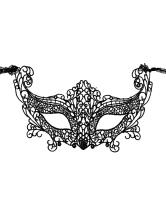 Black lace mask masquerade elegant gothic venitien