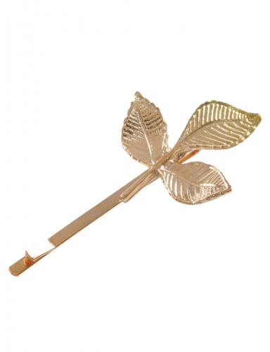 Gold Elven wavy leaf Hairpin x1