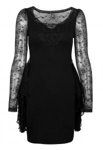 Dress lace and lacing-up in the back, the elegant Gothic Punk Rave