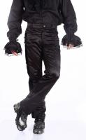 Black pants with floral pattern on site, elegant gothic steampunk