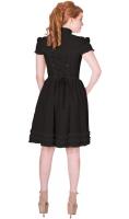 Banned Rise Of Dawn Black dress with straps and bolero effect