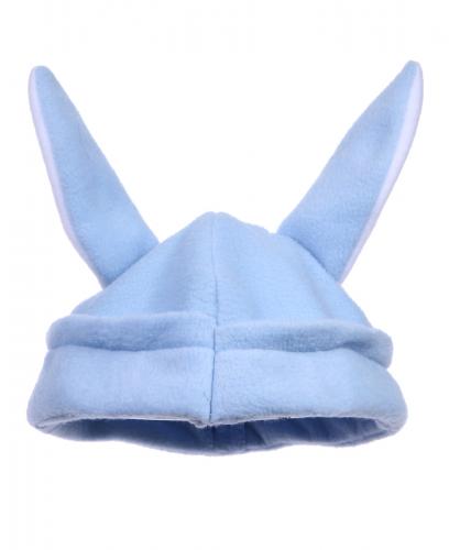 Bonnet bleu avec oreilles de lapin