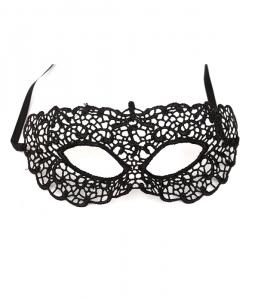 Pretty venetian black rigid lace Mask, elegant gothic, masked ball