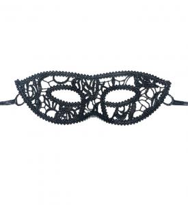 Venetian rigid black lace large pierrot Mask, elegant gothic, masked ball
