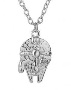 Millennium Falcon Silver color Necklace