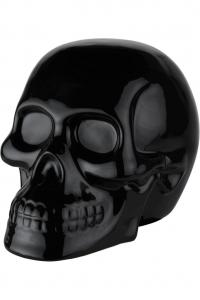 Shiny black decorative skull, KILLSTAR, gothic nugoth