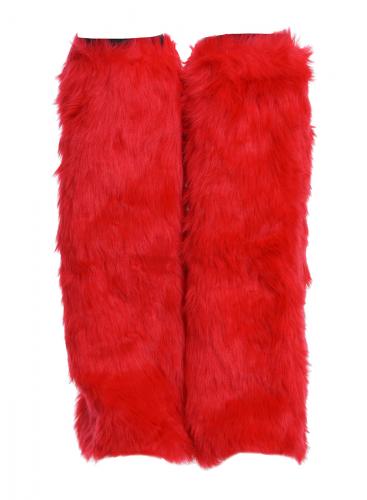 Fluffy cyber leg warmers fluffies rouge