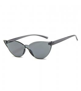 Black Cat Eye transparent sunglasses, fashion