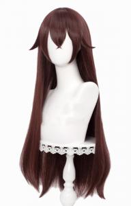 Long brown wig, cosplay Amber