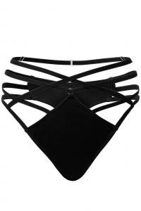 Cage Effect Black Panty, KILLSTAR lingerie sexy goth