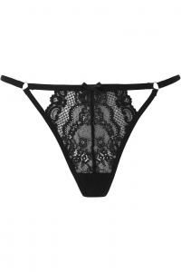 Lovella Lace Black Panty with cute bow, KILLSTAR lingerie sexy goth