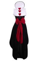 Disney\'s Queen od Hearts/ Red Queen outfit long sleeve and bow
