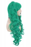 wig green curly 60cm, cosplay Miku Vocaloid