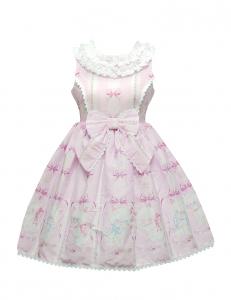 Dress sweet lolita Whimsical Vanilla-chan Round JSK pink