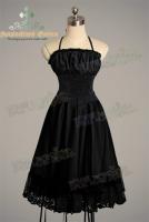 Robe corset noire  baleines vintage, Lolita Troubadour