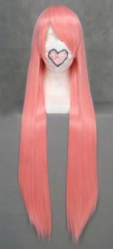 Long wig pink 100cm, cosplay Vocaloid Megurine, Lacus Clyne