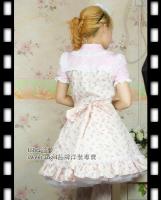 Gothic Lolita Dress pink with flowers et bows