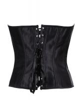 Black binding corset
