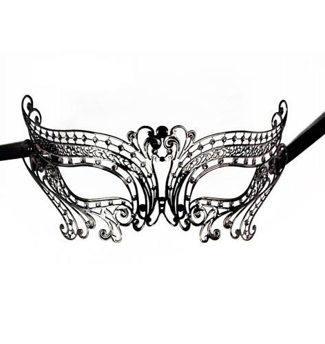 Venetian Sophisticated Gothic Mask, fine ironwork Chic