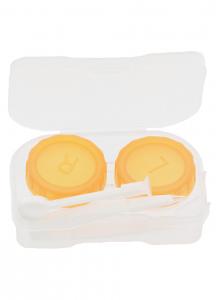 Yellow transparent Contact Lenses Set Box