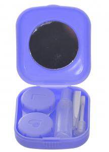 Coffret  lentilles violet avec boitier et accessoires