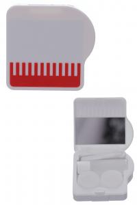 Contact Lenses Set Box, White and Red Piano