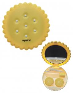 Contact Lenses Set Box, Yellow Cookie