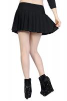 Banned Black Buckle Mini Skirt