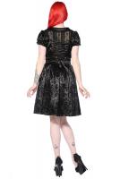 Banned Black elegant gothic artiscrat cross pattern dress