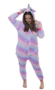 Multicolor starry Unicorn jumpsuit, pajamas kigurumi kawaii cosplay