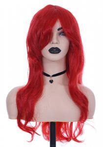 Red long wavy Wig 70cm, Cosplay