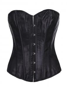 Black binding corset