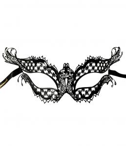 Venetian Sophisticated Gothic Mask, fine ironwork Mon Amour