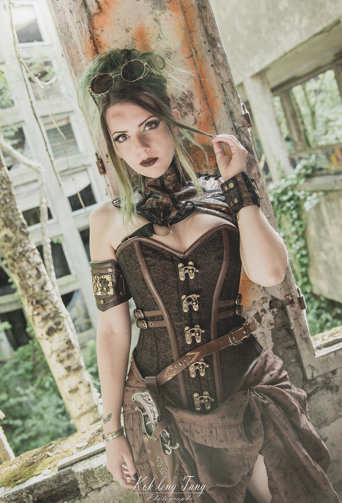 Nœud Papillon Steampunk - Design Engrenages - Accessoire Cosplay, Carnaval, Soirée à Thème